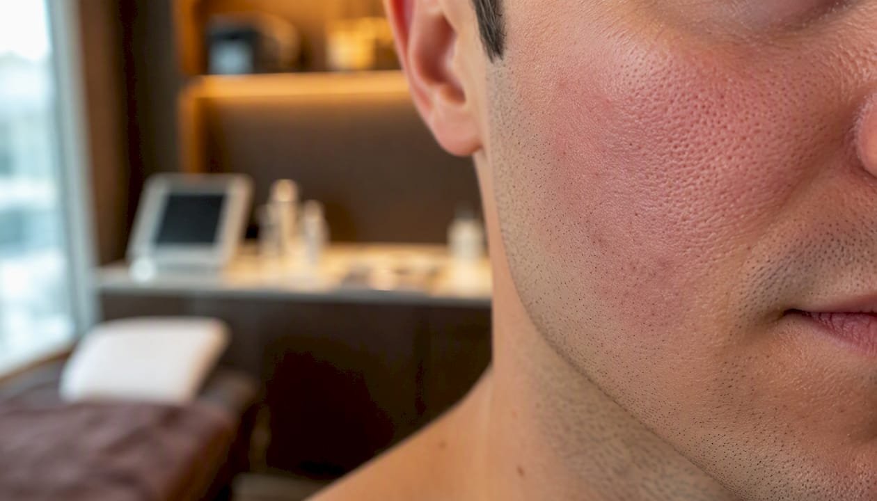 Peau irritée et rougeurs après le laser sur la barbe : comment y remédier ?