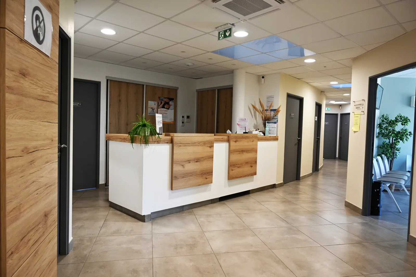 Accueil du centre Laser Derma Thau à Balaruc-les-Bains