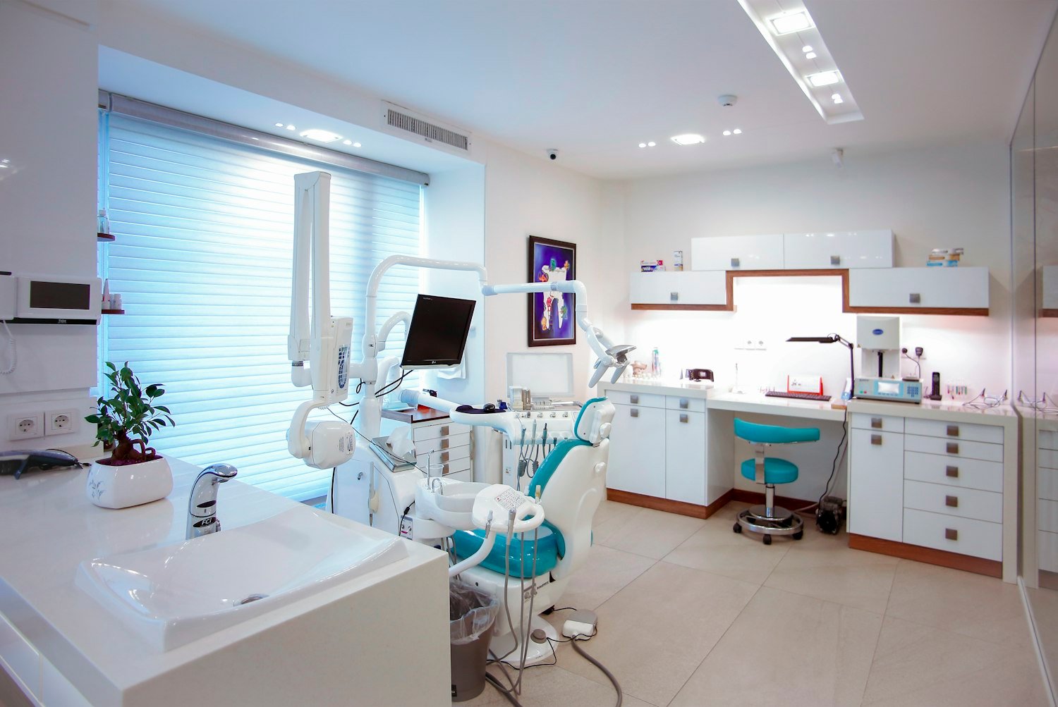 Consultation dans un centre de laser médical