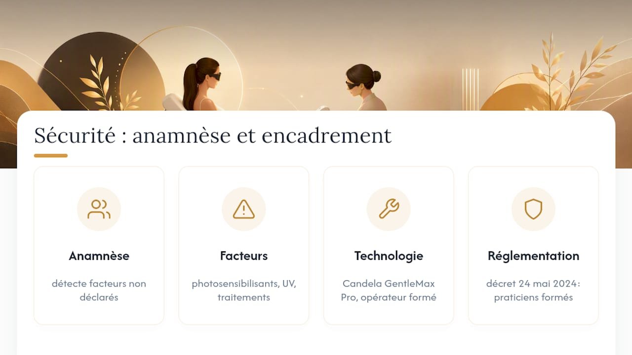 Pourquoi l'anamnèse et l'encadrement médical font toute la différence — overview diagram