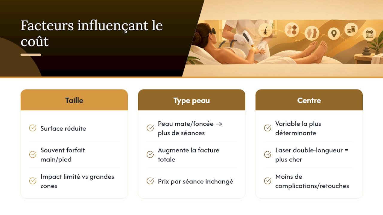 Qu'est-ce qui fait varier le coût total du traitement ? — overview diagram