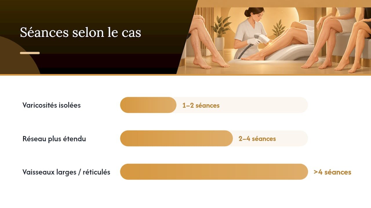 Combien de séances prévoir selon votre cas et sur quel calendrier — overview diagram