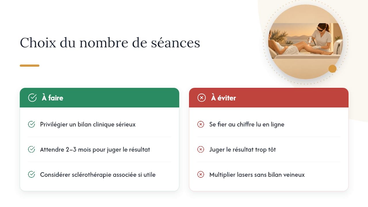 Ce qui compte vraiment dans le choix du nombre de séances — overview diagram