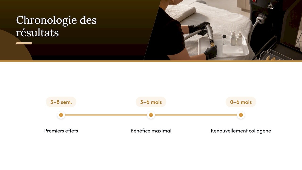 Évolution des résultats du laser fractionné
