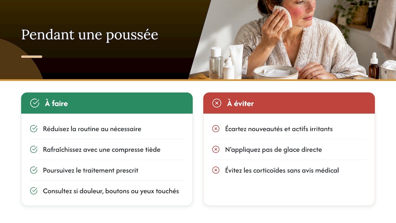 Cinq déclencheurs possibles d’une poussée de rosacée